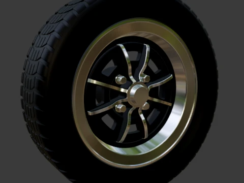 EMPI Sprintstar wheel 1-64 3D Print Model