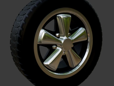Fuchs wheel 1-64 3D Print Model