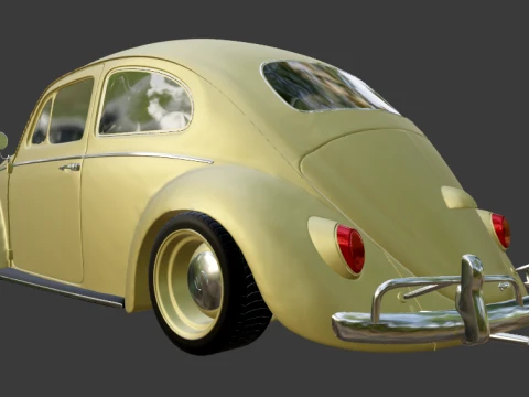 Volkswagen smoothie custom wheels 1-64 for lowered - stanced car 3D Print Model