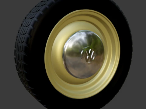 Volkswagen smoothiewiel 1-64 3D printmodel