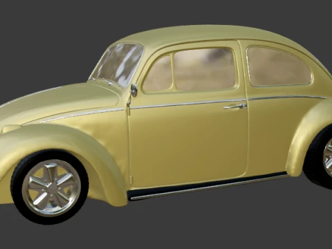 Fuchs custom wheel 1-64 for lowered - stanced car 3D Print Model