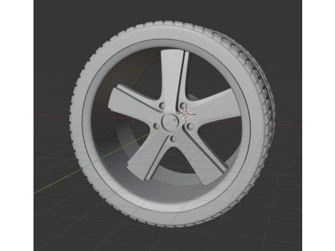 American Racing Nova VN701 wheel 1-64 3D Print Model