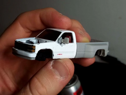 M2 Chevrolet Silverado obs kit doppia conversione 1-64 Modello di stampa 3D
