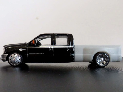 Kit de convers&atilde;o dupla Motor Max F-250 1-64 Modelo de Impressão 3D
