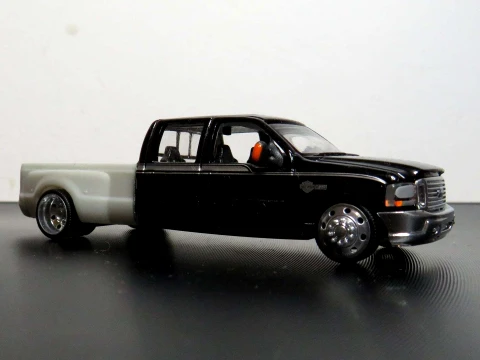 Kit de convers&atilde;o dupla Motor Max F-250 1-64 Modelo de Impressão 3D