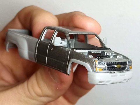 Auto World cateye Silverado kit doppia conversione 1-64 Modello di stampa 3D