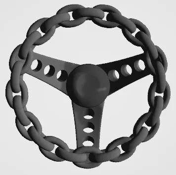 チェーンステアリング ローライダー 3Dプリントモデル .c4d .max .obj .3ds .fbx .stl .blend 