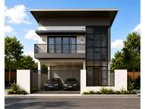 Modern Rustic Villa Luxury Countryside House 3D Model