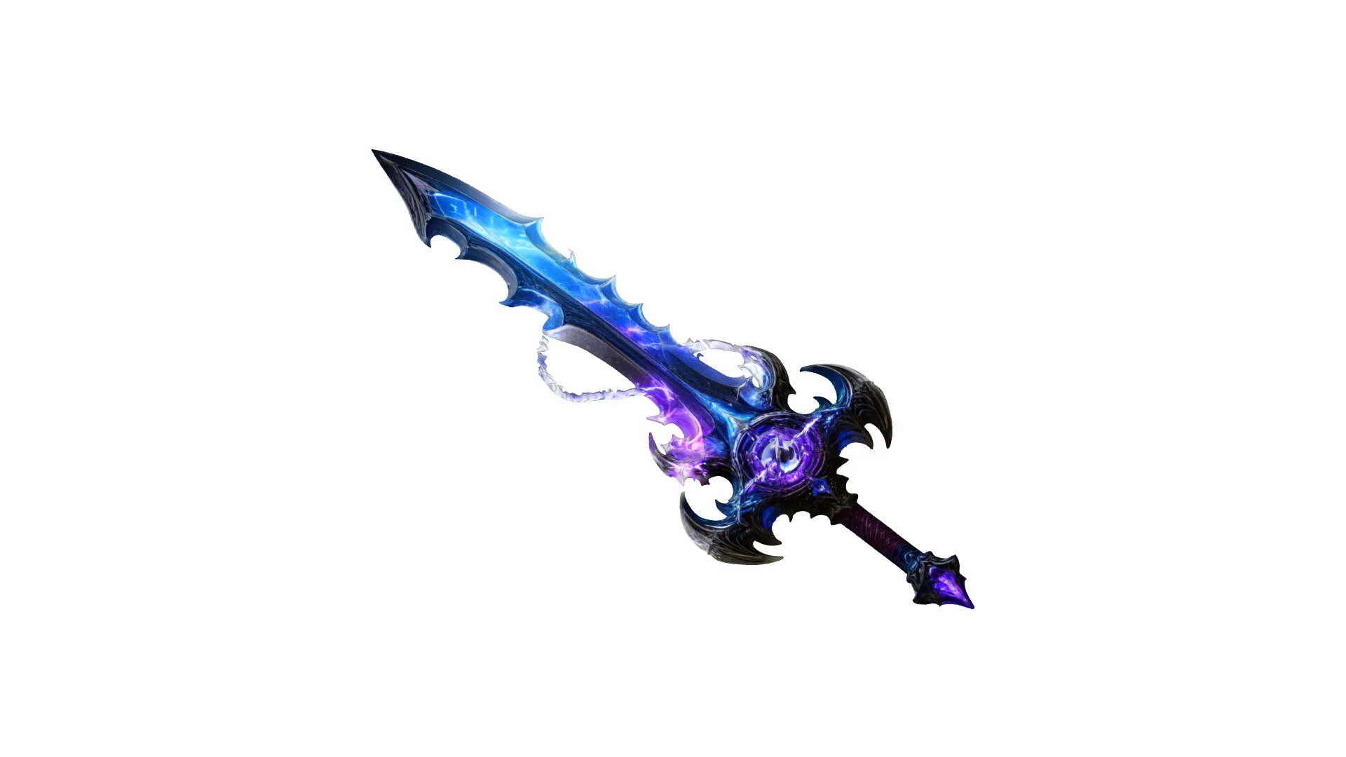Celestial Riftblade Fantasy Energy Sword 3D Model .c4d .max .obj .3ds .fbx .stl .blend 