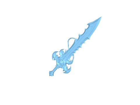 Celestial Riftblade Fantasy Energy Sword 3D Model