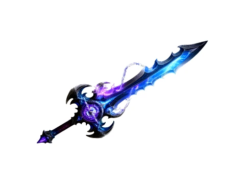 Celestial Riftblade Fantasy Energy Sword 3D Model
