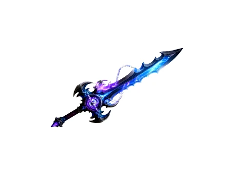 Celestial Riftblade Fantasy Energy Sword 3D Model