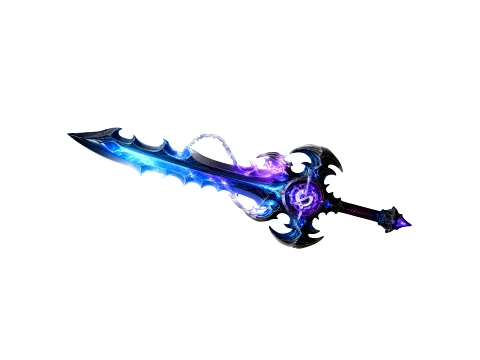 Celestial Riftblade Fantasy Energy Sword 3D Model