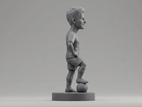 Julin lvarez Football Player Figurine 3D Print Model