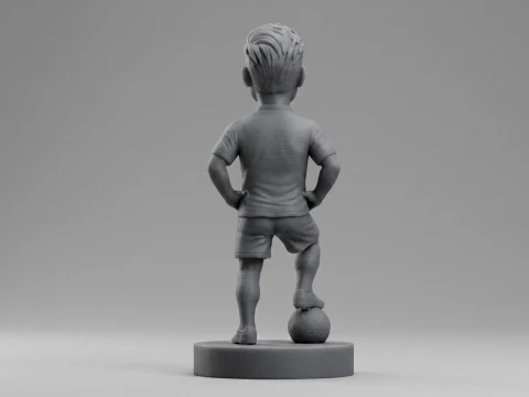 Julin lvarez Football Player Figurine 3D Print Model