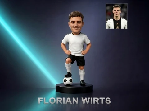 Florian Wirtz Footballer Figurine 3D Baskı Modeli