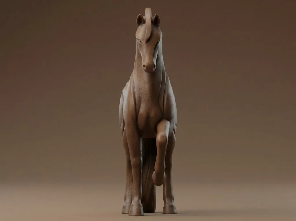 Advertising Horse Figurine 3D Print Model 3D Print Model .c4d .max .obj .3ds .fbx .stl .blend 