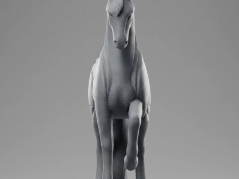 Advertising Horse Figurine 3D Print Model 3D Print Model