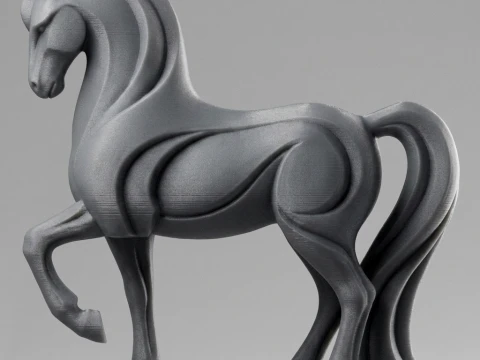 Advertising Horse Figurine 3D Print Model 3D Print Model