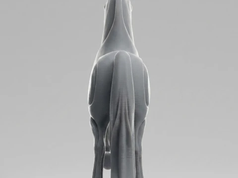 Advertising Horse Figurine 3D Print Model 3D Print Model