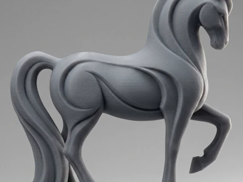 Advertising Horse Figurine 3D Print Model 3D Print Model