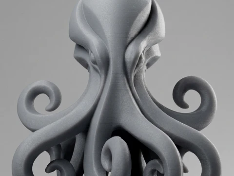 Octopus Figurine 3D Print Model 3D Print Model