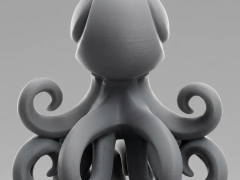 Octopus Figurine 3D Print Model 3D Print Model
