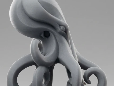 Octopus Figurine 3D Print Model 3D Print Model