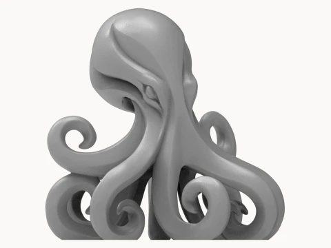 Octopus Figurine 3D Print Model 3D Print Model