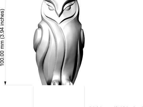 Owl 3D Print Model 3D Print Model