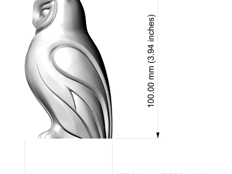 Owl 3D Print Model 3D Print Model