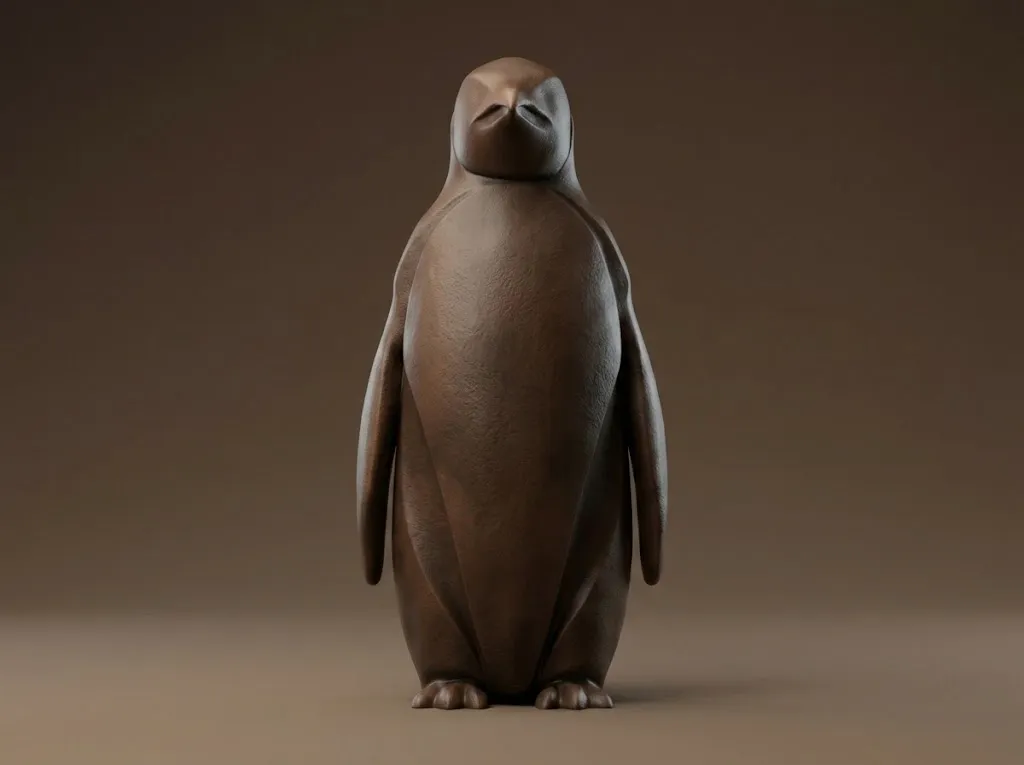 Penguin 3D Print Model 3D Print Model .c4d .max .obj .3ds .fbx .stl .blend 