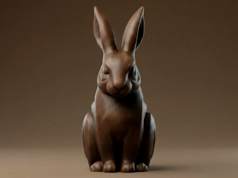 Rabbit 3D Print Model 3D Print Model