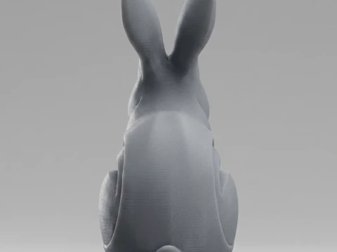 Rabbit 3D Print Model 3D Print Model