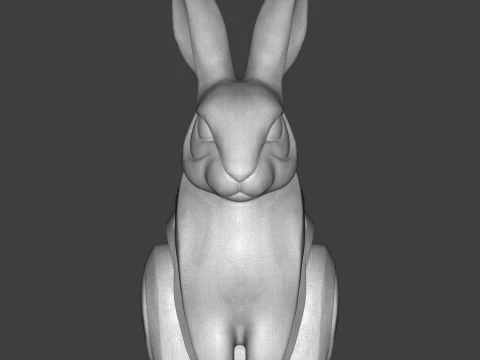 Rabbit 3D Print Model 3D Print Model