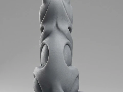 Wolf Figurine 3D Print Model 3D Print Model