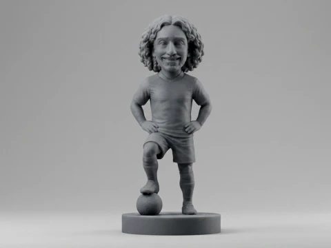 Cucurella Footballer Figurine 3D Print Model