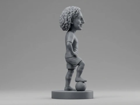 Cucurella Footballer Figurine 3D Print Model