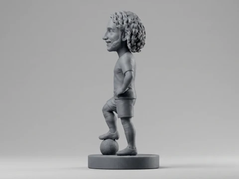 Cucurella Footballer Figurine 3D Print Model