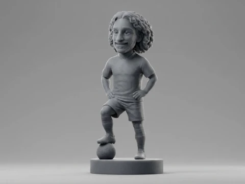 Cucurella Footballer Figurine 3D Print Model