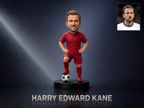 Harry Kane Footballer Figurine 3D Baskı Modeli