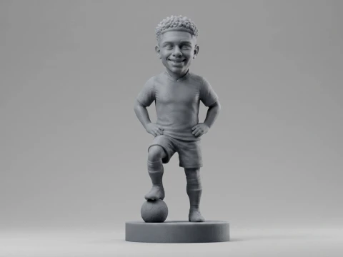 Jude Bellingham Footballer Figurine 3D Print Model