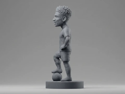 Jude Bellingham Footballer Figurine 3D Print Model
