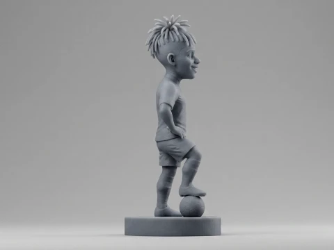 Nico Williams Footballer Figurine 3D Print Model