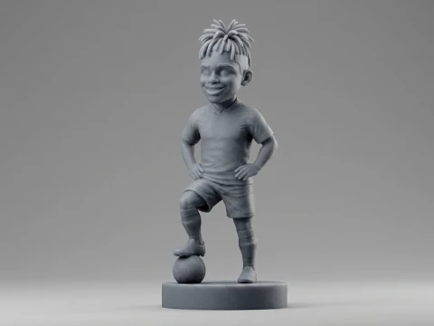 Nico Williams Footballer Figurine 3D Print Model