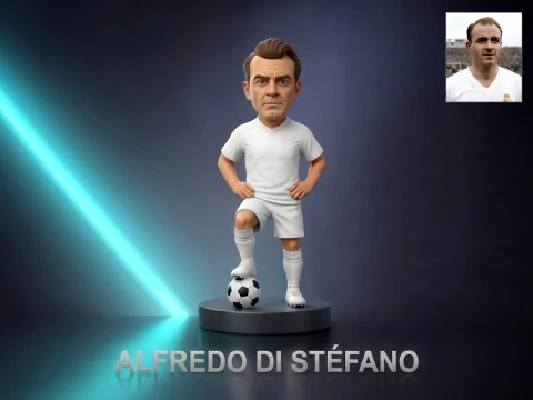Alfredo Di Stfano Footballer Figurine 3D Print Model