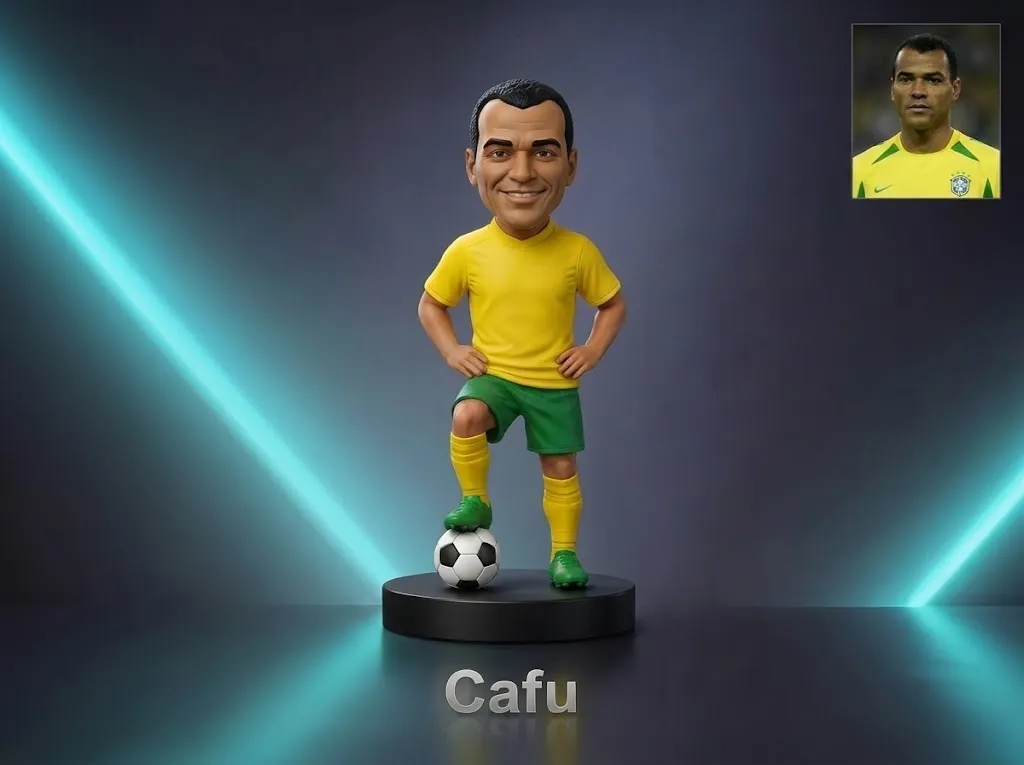 Cafu Footballer Figurine 3D Print Model .c4d .max .obj .3ds .fbx .stl .blend 