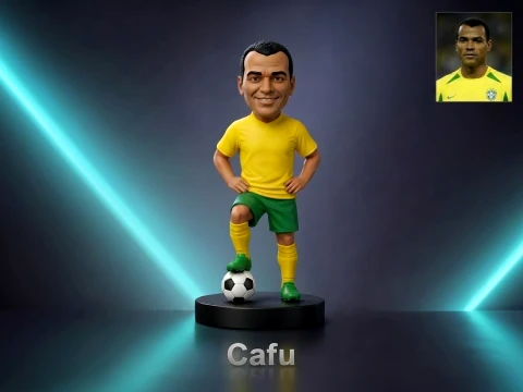 Cafu Footballer Figurine 3D Print Model