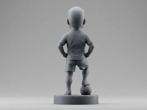 Cafu Footballer Figurine 3D Print Model
