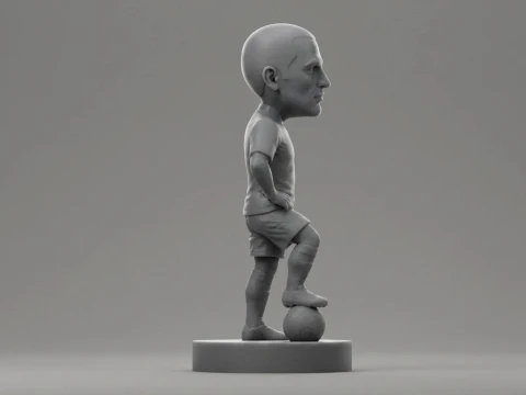 Fabio Cannavaro Footballer Figurine 3D Print Model